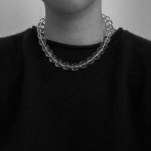 BN Clear Quartz Beaded Necklace